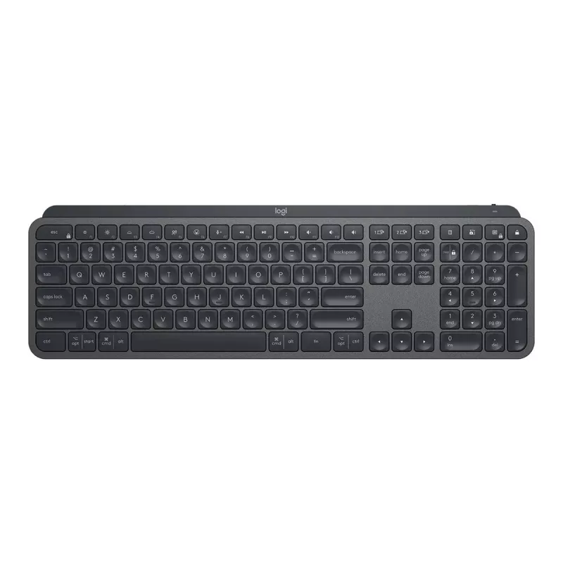 Logitech MX Keys combo for Business Gen 2 klávesnica myš súčasťou Office RF Wireless + Bluetooth AZERTY francúzska grafitová