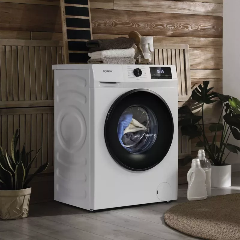 Práčka s predným plnením BOMANN WA7175 — 7 kg, 1400 ot/min, energetická trieda A, biela