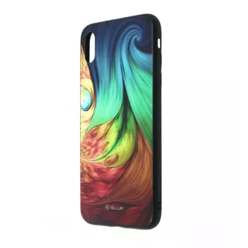 Ochranné sklo displeja Tellur Cover Glass print pre iPhone XS Max — potlačené tvrdené sklo