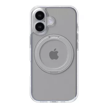 Ochranné puzdro Torras Ostand Pro pre iPhone 16 Plus, priehľadné tenké, TPU/PC
