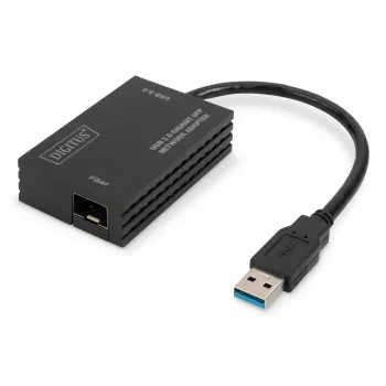 SFP sieťový adaptér Digitus DN-3026 USB 3.0 Gigabit