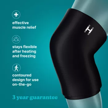 Koleno odľahčujúci termo a kryo terapeutický obal HoMedics SR-GE800 — opakovane použiteľný teplý/studený obklad na zmiernenie bolesti kolena