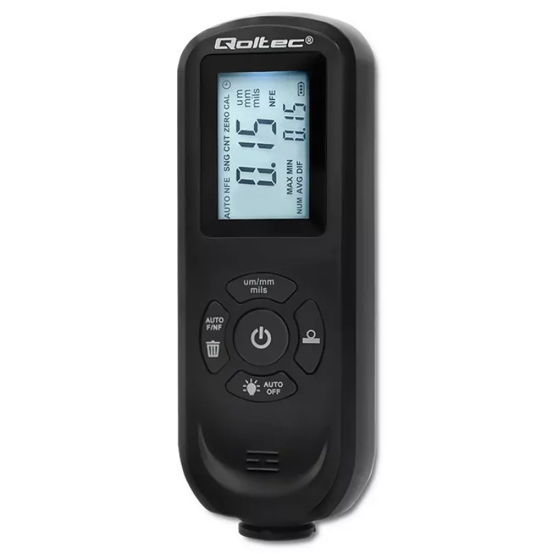 Merač hrúbky vrstvy QOLTEC 50646 LCD 0–2000 µm