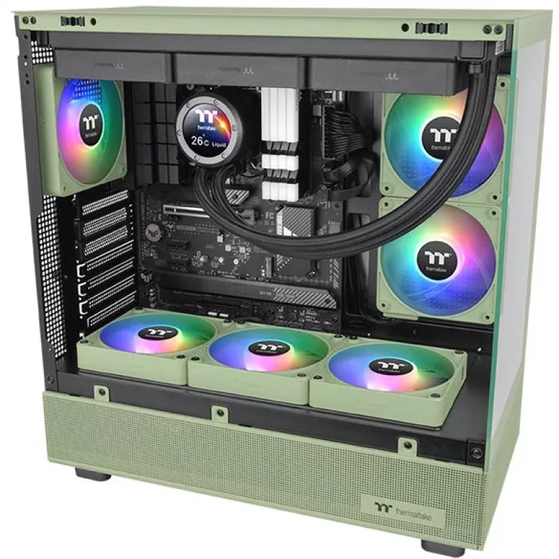 Thermaltake CT140 EX Reverse ARGB 140mm ventilátor 3-balík - Matcha Green