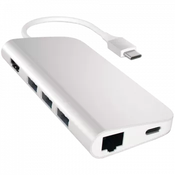 Satechi USB-C Multiport Adapter 8K s Ethernet V3 space grey (ST-P8KEM)