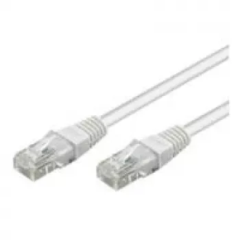 Wentronic Goobay CAT 6 patch kábel, U/UTP, biely, 10 m - CCA medená zmes (68634)
