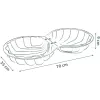 Life Double Sandpit Shell, záhradné hracie zariadenie