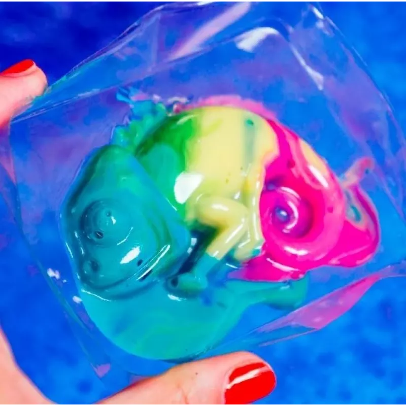 Liscianigiochi Science Kit Crazy Science Slime Chameleon 304-PL89246 – vzdelávacia experimentálna sada so slizom