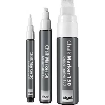 Kriedový marker Sigel GL178 biela