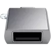 Satechi USB-C na USB 3.0 adaptér Space Gray elegantný dizajn a vysoká kvalita - kompaktný dizajn - - - (179979)
