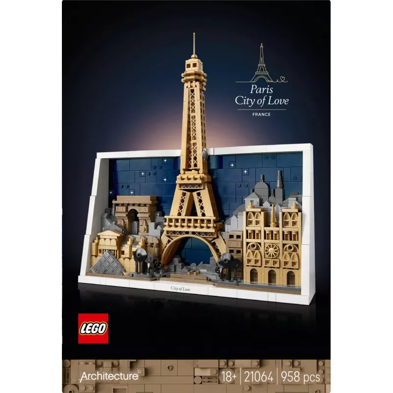 LEGO ARCHITECTURE 21064 Paríž – mesto lásky