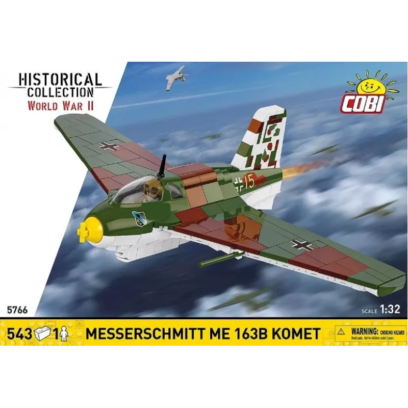 Stavebnica Messerschmitt Me 163B Komet 543 dielov