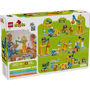 LEGO DUPLO 10476 3-in-1 Stavenisko a vozidlá