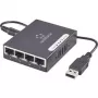 Sieťový switch Renkforce 1423415 – 4-portový 1 Gbit/s s USB napájaním