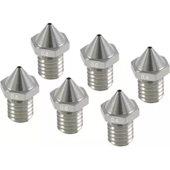 Sada trysiek pre Flashforge Creator 3 Pro — náhradné trysky 0,4 mm, 0,6 mm, 0,8 mm