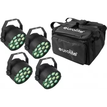 EUROLITE sada 4x LED PARty TCL Spot + Soft-Bag (20000540)