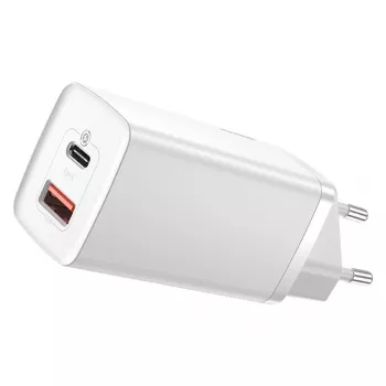 Nabíjačka Baseus CCGAN2L-B02 interiérová AC rýchlonabíjačka 20V 1xUSB 1xType-C biela