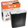 Skartovačka PEACH PS400-02, pásikový rez, 22 cm pracovná šírka, 7 mm rez, čierna/strieborná