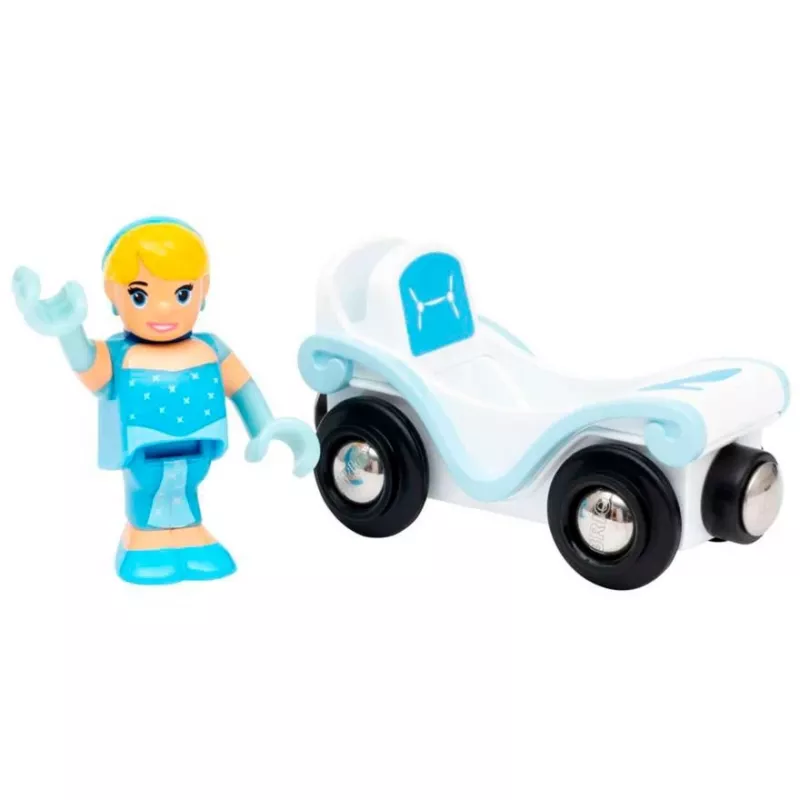 Dielik/stavebnica Ravensburger BRIO Disney Princess Cinderella & Wagen, modrá/biela, od 3 rokov