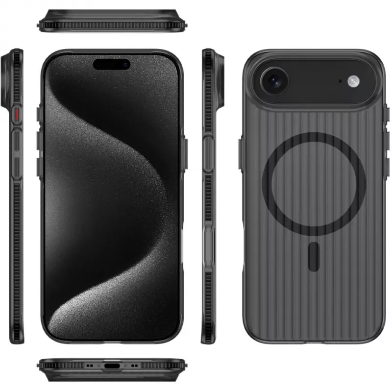 4smarts 541640 Design Case Aero puzdro pre iPhone Air (iPhone 17 Air), čierne