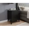Cama Meble NOVA nočný stolík, 44×40×52 cm, matná čierna
