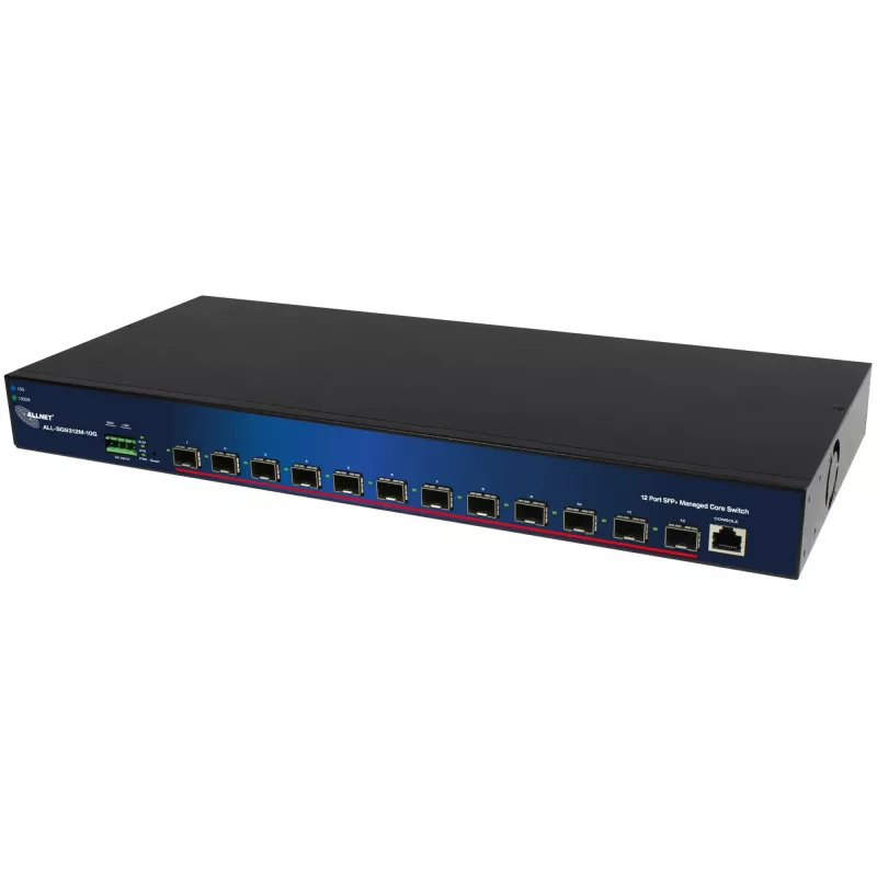 Sieťový switch ALLNET ALL-SG9312M-10G 12-portový s 10G uplinkmi