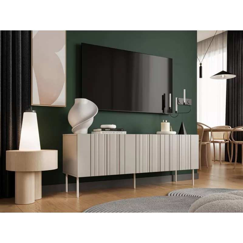 Cama RTV skriňa ISLA 150,5x40x60 kašmírová matná