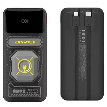 Powerbank 10000mAh 22,5 W P77K s integrovaným káblom