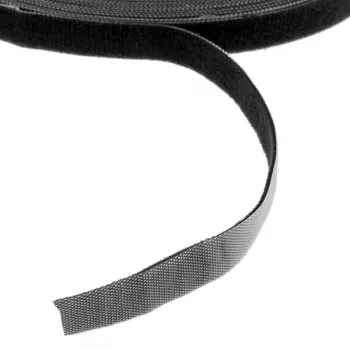 LABEL THE CABLE LTC PRO Roll Strap, obojstranná rolka suchého zipsu, 25 m čierna