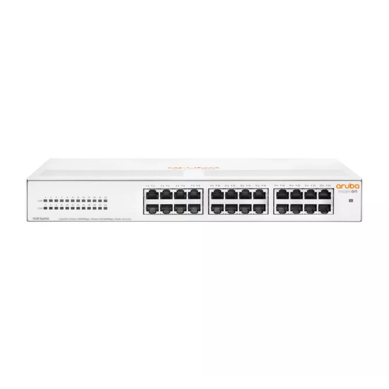 HPE Aruba Networking Aruba Instant On 1430 24G nemanaged L2 Gigabit Ethernet (10/100/1000) 1U biela
