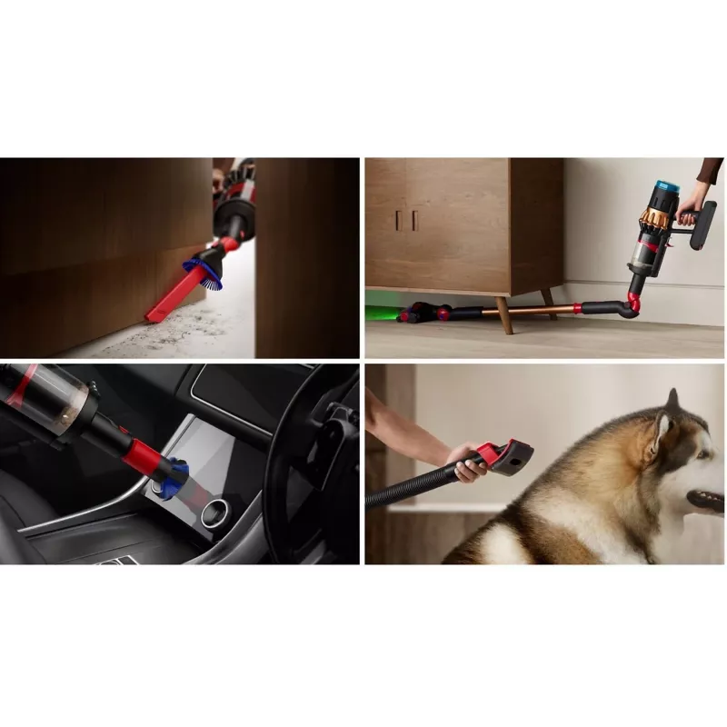 Dyson V16 Piston Animal tyčový akumulátorový vysávač (492963-01), matná čierna/meď
