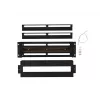 Lanberg AK-VDP103-B 19-palcový 3U rozvodný panel napätia s DIN lištou TS-35, čierny