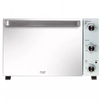 Elektrická stolová rúra Adler AD 6027, objem 48 L, 1800 W, biela