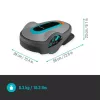 Gardena 15108-35 SILENO life 1500 m² robotická kosačka