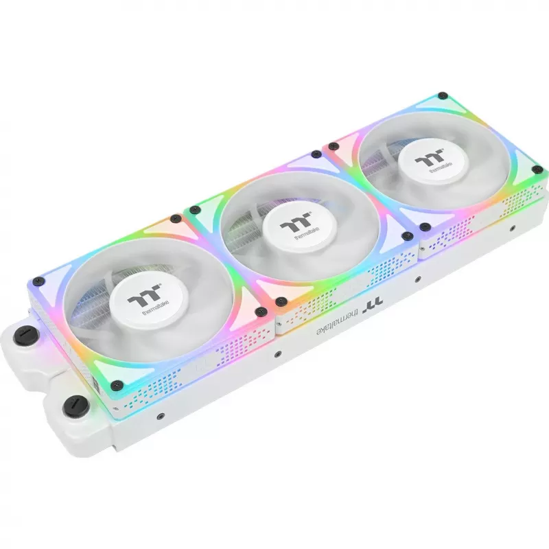 Sada ventilátorov THERMALTAKE TOUGHFAN EX 140 ARGB Sync White — 140 mm, 3-pack