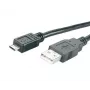 USB kábel MediaRange MRCS138 1,2 m USB A Micro-USB B čierny