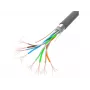 Sieťový kábel LANBERG LCF5-11CC-0305-S Cat5e F/UTP, 24 AWG CCA, 305 m, sivý