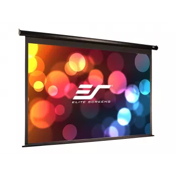 SALE OUT. Elite Screens Electric125H Spectrum plátno 125'' 16:9 / uhlopriečka 312,5 cm, Š 276,5 cm x V 155,7 cm / čierne puzdro / elektromotorické plátno / nástenná a stropná montáž / 1