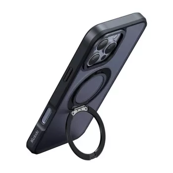 Ochranné puzdro s MagSafe Mcdodo PC-4933 pre iPhone 16 Pro Max s integrovaným stojanom, čierne