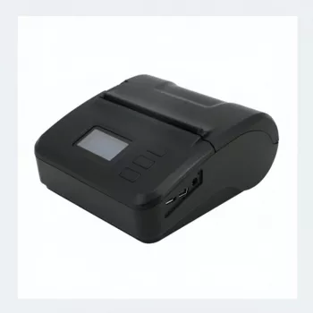 Termálna mobilná tlačiareň účteniek ALLNET ALL-PM01 — USB, RS232, Bluetooth, 80 mm, čierna