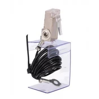 Sieťový kábel UBIQUITI TOUGHCable RJ-45 Cat5e 1 m, čierny, RJ-45 konektor samec