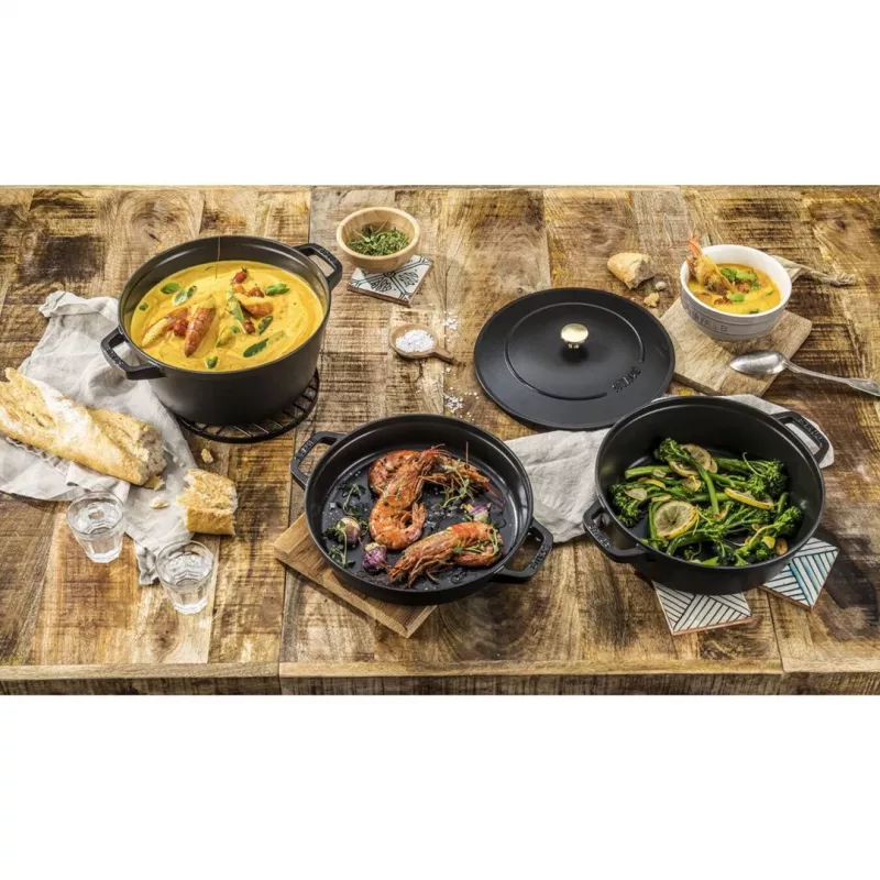 Staub La Cocotte 4,2 L okrúhly liatinový hrniec na dusenie