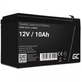 Batéria do UPS Green Cell AGM50 12 V 10 Ah VRLA AGM, 65×151×95 mm, 2,45 kg, čierna