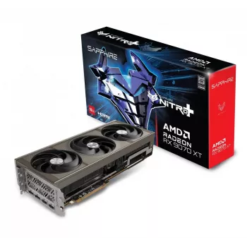 Sapphire grafická karta Radeon RX 9070 XT, 16 GB GDDR6, PCIe 5.0, 256-bit, 330W TDP