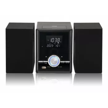 Vežový stereo systém Eltra JOWISZ BT CD USB čierny – stojanový reproduktorový systém s Bluetooth, CD prehrávačom a USB