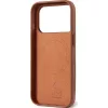 Mujjo Full Leather Case MagSafe puzdro pre iPhone 17 Pro hnedá