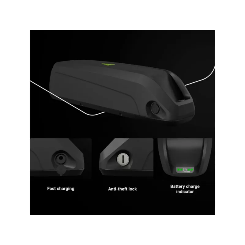 Batéria Green Cell EBIKEGCF03 48V 14500mAh Lithium-Ion čierna