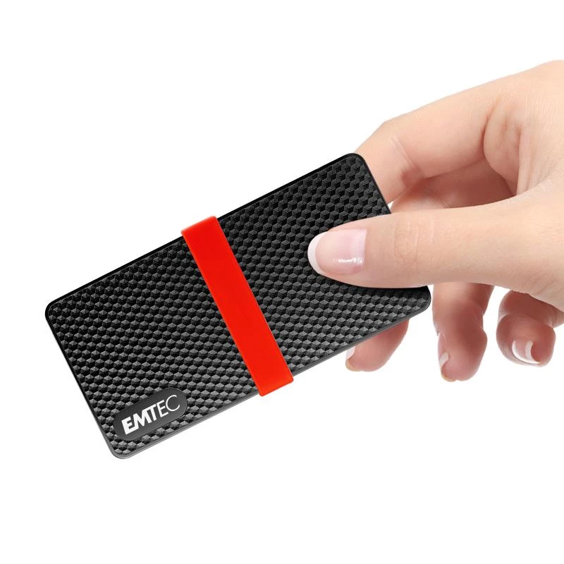 SSD Emtec 512GB USB Type-C 3.2 Gen 1 čierna červená X200