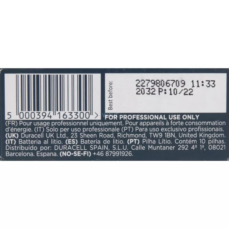 Lítium batéria Duracell CR2 3V (model 163300) pre fotoaparáty a elektroniku