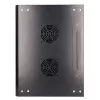 Nástenný rozvádzač Extralink Extralink Rackmount cabinet 12U 600x450 čierny